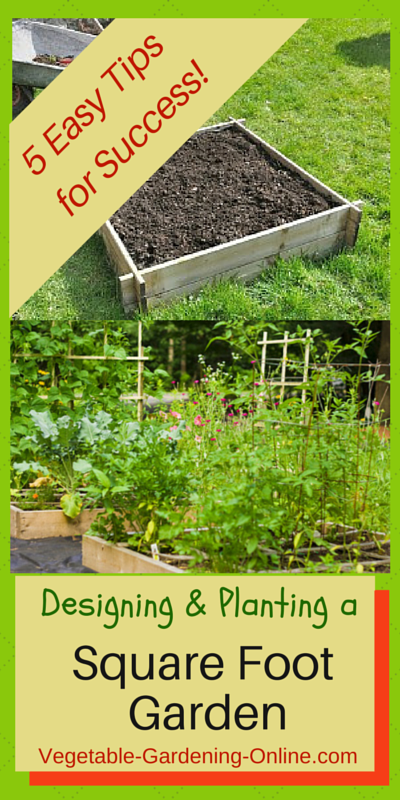 Square Foot Garden Designs Tips And Plans