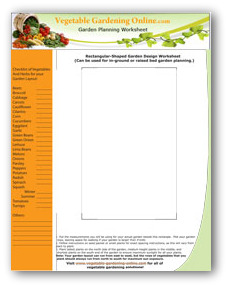 planning a vegetable garden layout