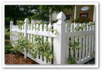 Vegetable Garden Fencing, Wooden Garden Fences, Ornamental Garden ...