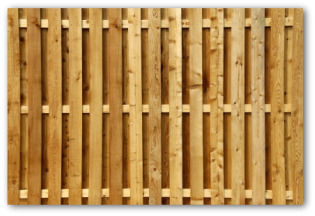 wooden garden fences