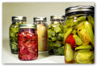 canning vegetables