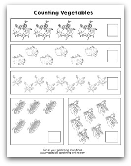 printable counting worksheet 4-9