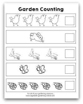 printable counting worksheet 1-5