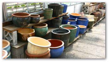 big ceramic pots