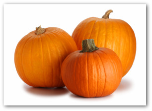 fresh pumpkins