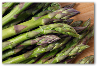 asparagus spear heads