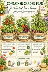 container vegetable garden example