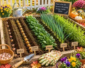 planting vegetables in the fall for overwintering
