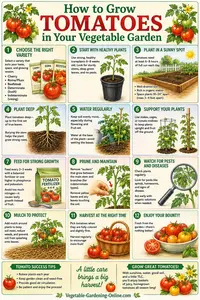 how to grow tomatoes in a home vegetable garden