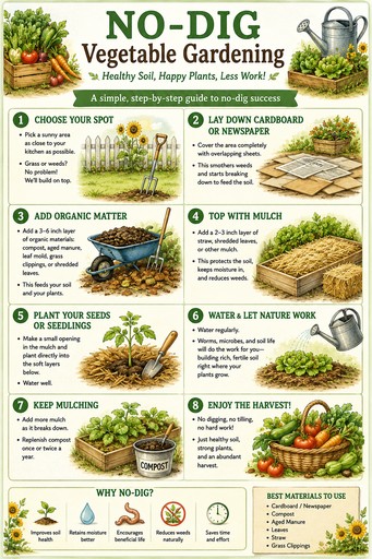 no-dig-vegetable garden guide