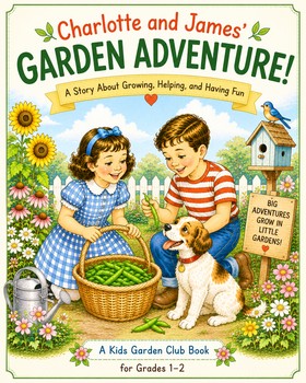 Charlotte and James' Garden Adventure storybook cover