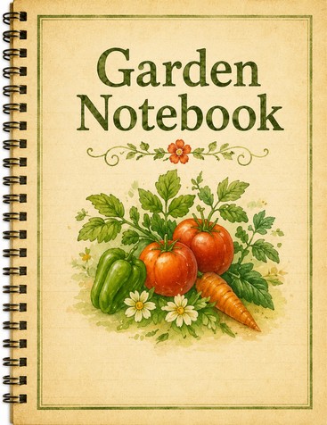 garden checklist notebook cover