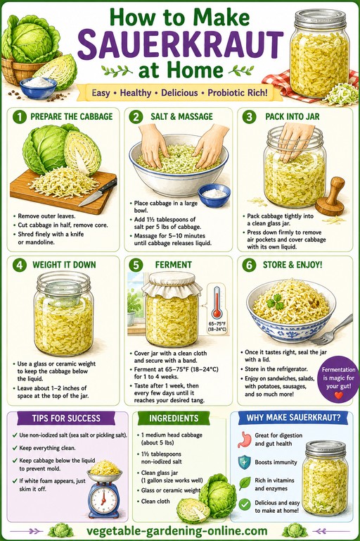 how to make sauerkraut at home for beginners