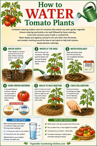 how to water tomato plants